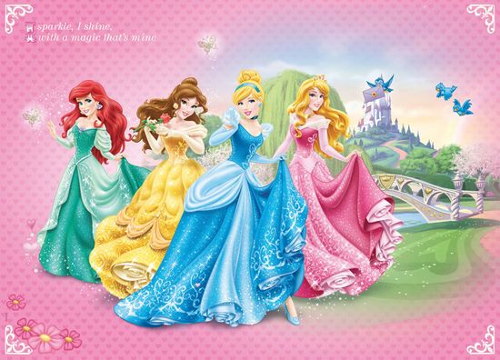 Walplus Fototapeta Disney Princezny 2 254x184 cm