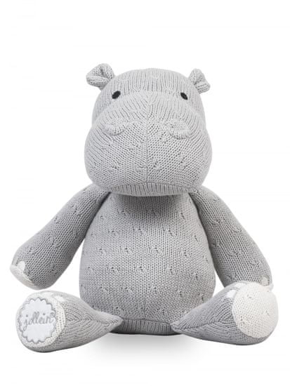 Jollein Stuffeld animal Soft knit hippo