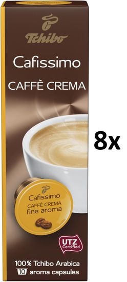 Tchibo Cafissimo Caffé Crema Fine Aroma, 8x10 kapslí