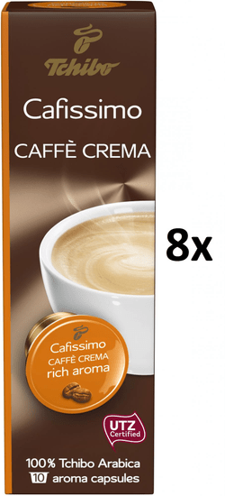 Tchibo Cafissimo Caffé Crema Rich Aroma, 8x10 kapslí