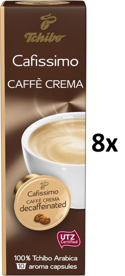 Tchibo Cafissimo Caffé Crema Decaffeinated, 8x10 kapslí