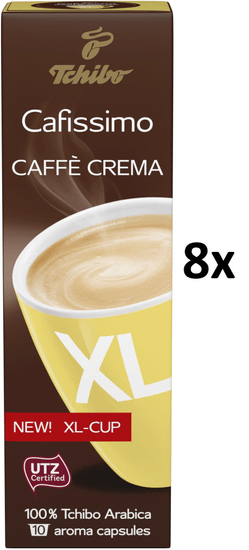 Tchibo Cafissimo Caffé Crema XL, 8x10 kapslí