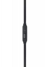 JBL T205 sluchátka s mikrofonem, černá