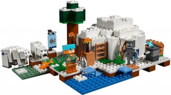 LEGO Minecraft 21142 Iglú za polárním kruhem - rozbaleno