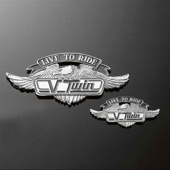 Highway-Hawk emblém samolepící V-TWIN LTR, 55mm