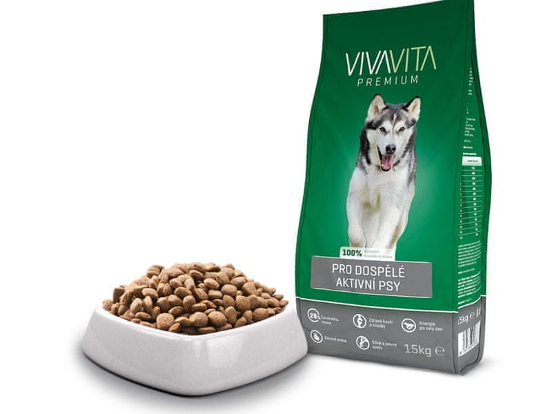vivavita Granule pro aktivní psy 15kg
