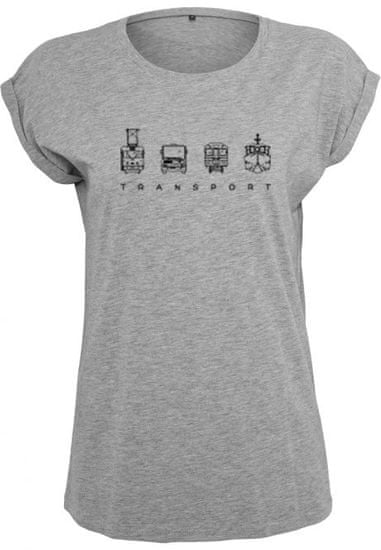 KlokArt dámské šedé tričko Build Your Brand