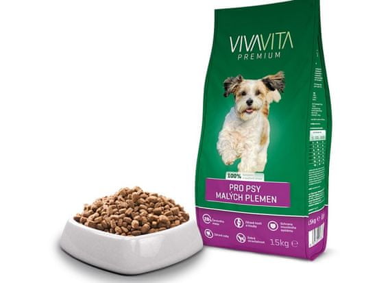vivavita Granule pro dospělé psy malých plemen 15kg