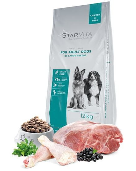 Starvita Granule pro dospělé psy obřích plemen 12kg