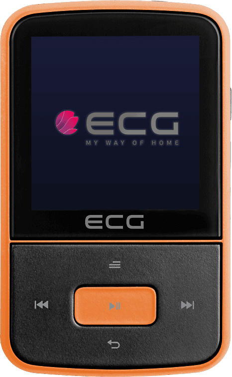 ECG PMP 30 8GB, černá/oranžová - rozbaleno