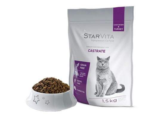 Starvita Granule pro kastrované kočky 1,5kg