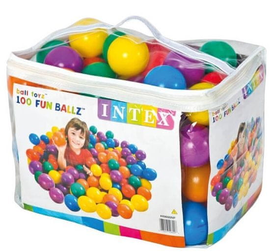 Intex 49600 Míčky hrací 8cm 100ks mix barev