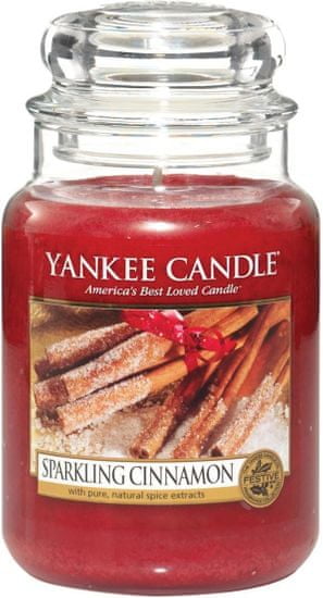 Yankee Candle Sparkling Cinnamon Classic velký 623 g