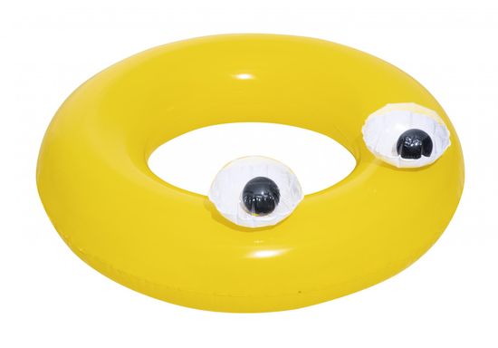 Bestway Nafukovací kruh - oči, průměr 91cm - Žlutý