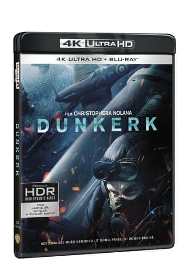 Dunkerk (3 disky: BD+UHD+bonusový) - Blu-ray + 4K ULTRA HD
