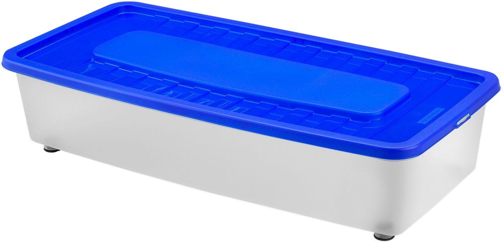 Levně Heidrun Box úložný pod postel 35 l, modrá