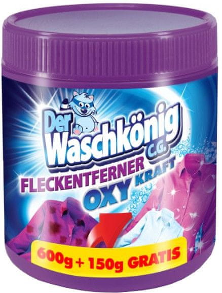 Levně Waschkönig OXI powder odstraňovač skvrn 750 g