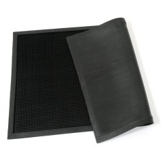 FLOMA Gumová vstupní kartáčová rohož Rubber Brush - 100 x 60 x 1,2 cm