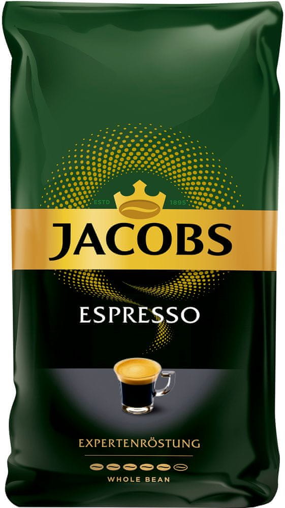 Levně Jacobs ESPRESSO zrnková káva 1000g