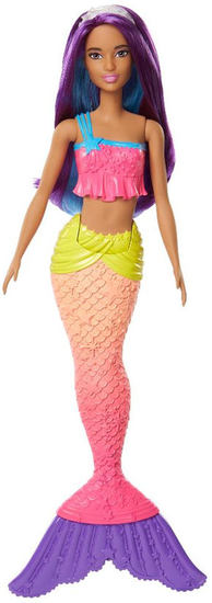 Mattel Barbie mořská panna fialová