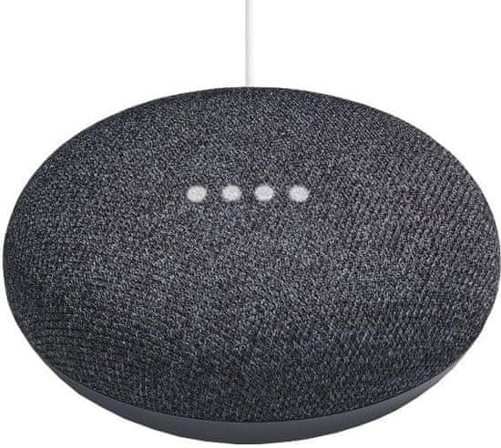 Google Home Mini - reproduktor s umělou inteligencí, šedý - zánovní