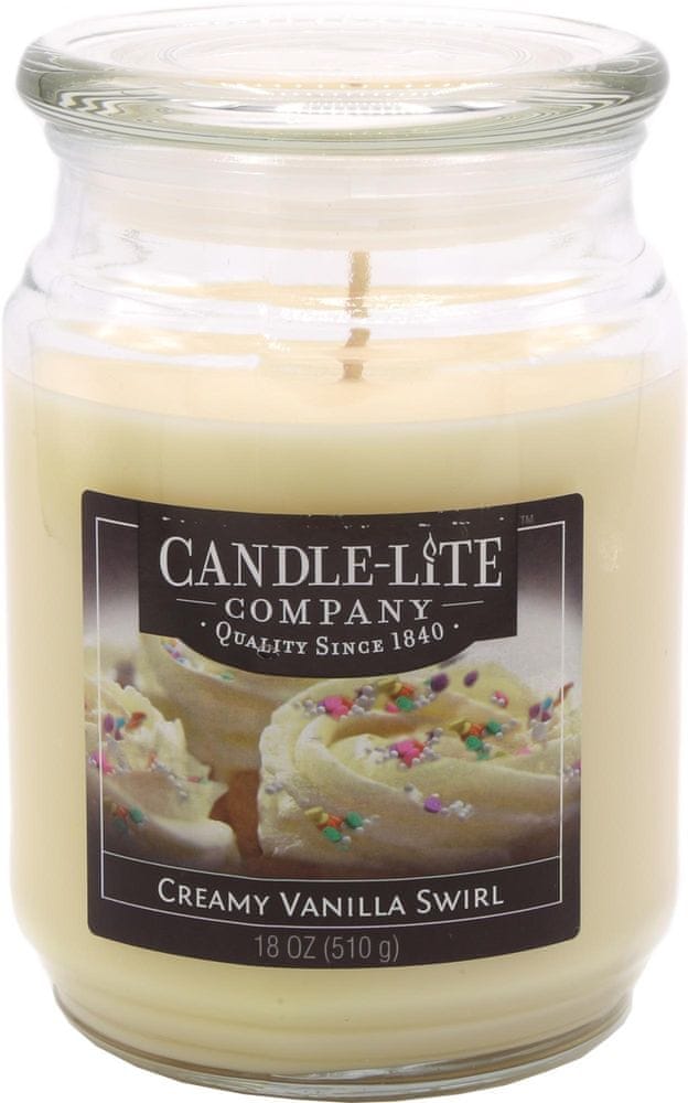 Levně Candle-lite Creamy Vanilla Swirl 510g
