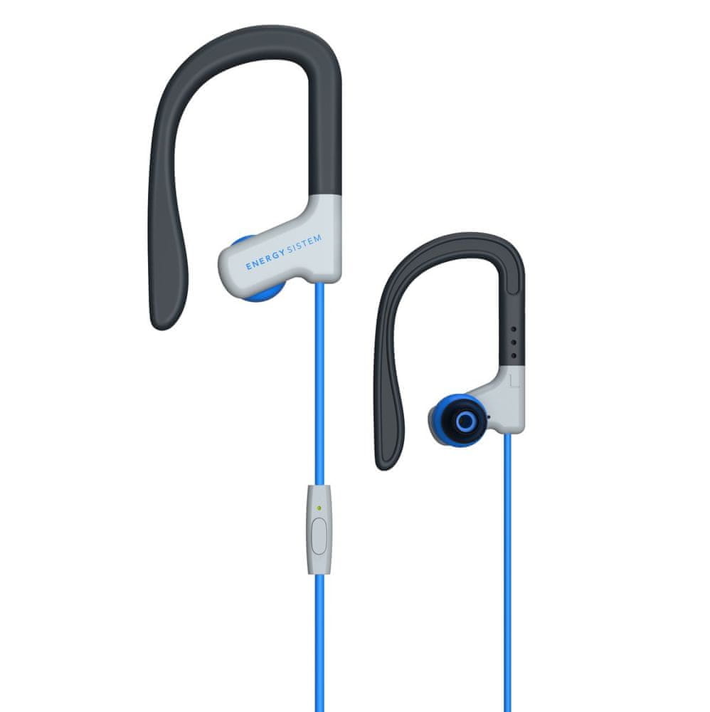 Levně Energy Sistem Earphones Sport 1 sluchátka s mikrofonem, modrá