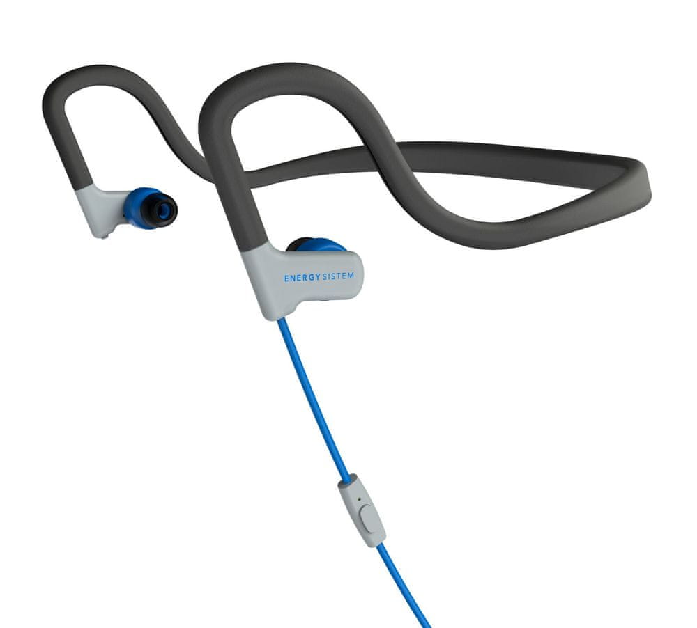 Levně Energy Sistem Earphones Sport 2 sluchátka s mikrofonem, modrá