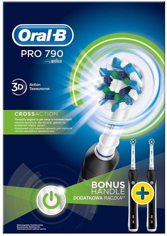  Oral-B PRO790 DUO Cross Action moderní baterie