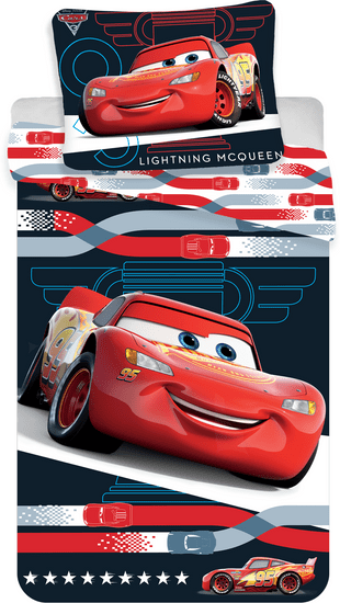 Jerry Fabrics Povlečení Cars 3 McQueen micro