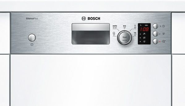 Vestavná myčka Bosch SPI25CS02E ovládací panel
