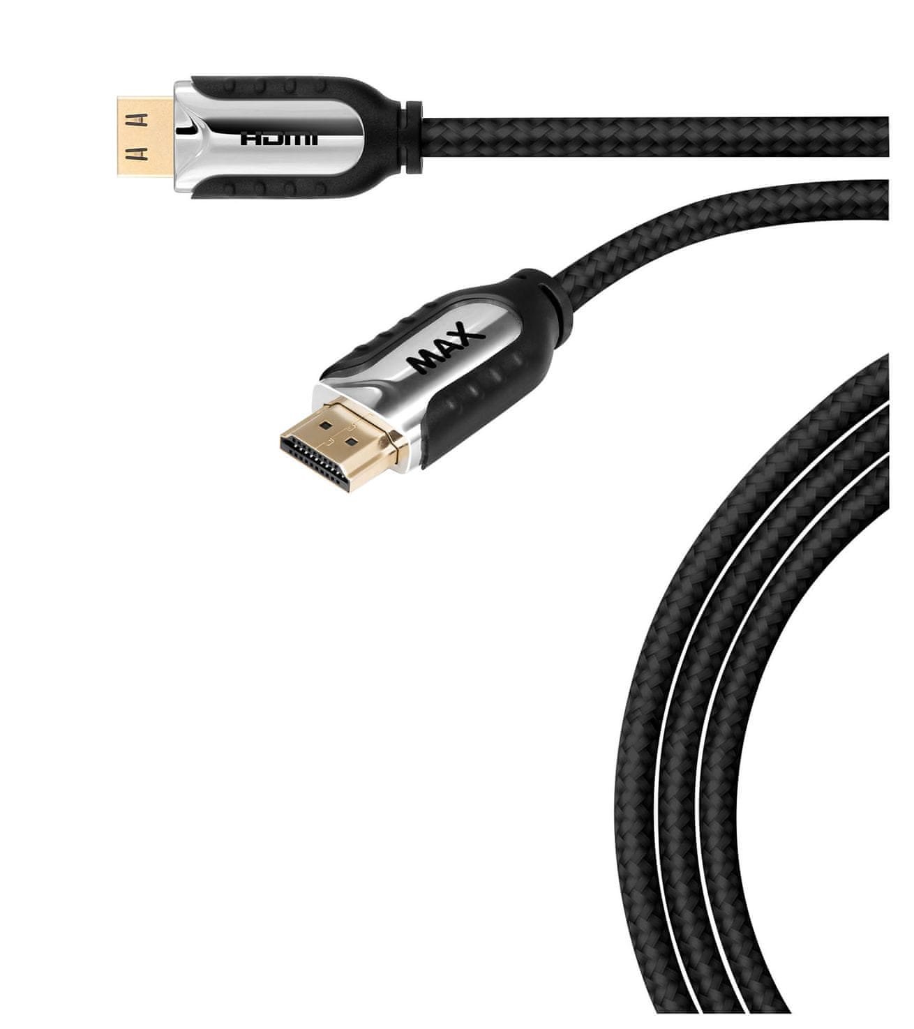 MAX HDMI kabel MHC4301B 3 m, černá