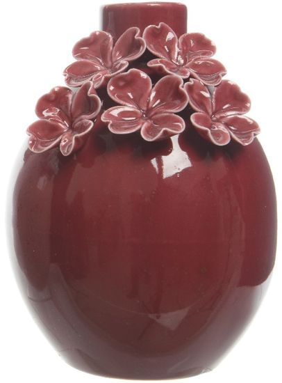 Kaemingk Váza Květina, červená