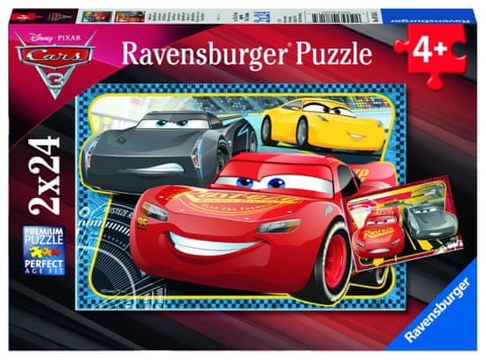 Ravensburger Disney Auta: Dobrodružství McQueen 2x24 dílků
