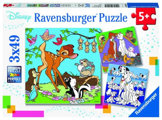 Ravensburger Disney kamarádi 3x49 dílků