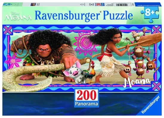 Ravensburger Disney Vaiana: Dobrodružství Moany 200 dílků Panorama