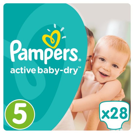Pampers Active Baby 5 Mid Pack (11-18 kg) 28 ks