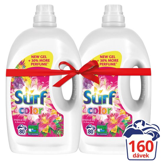 Surf Color gel Tropical Lily & Ylang Ylang 2 x 4 l (160 praní)