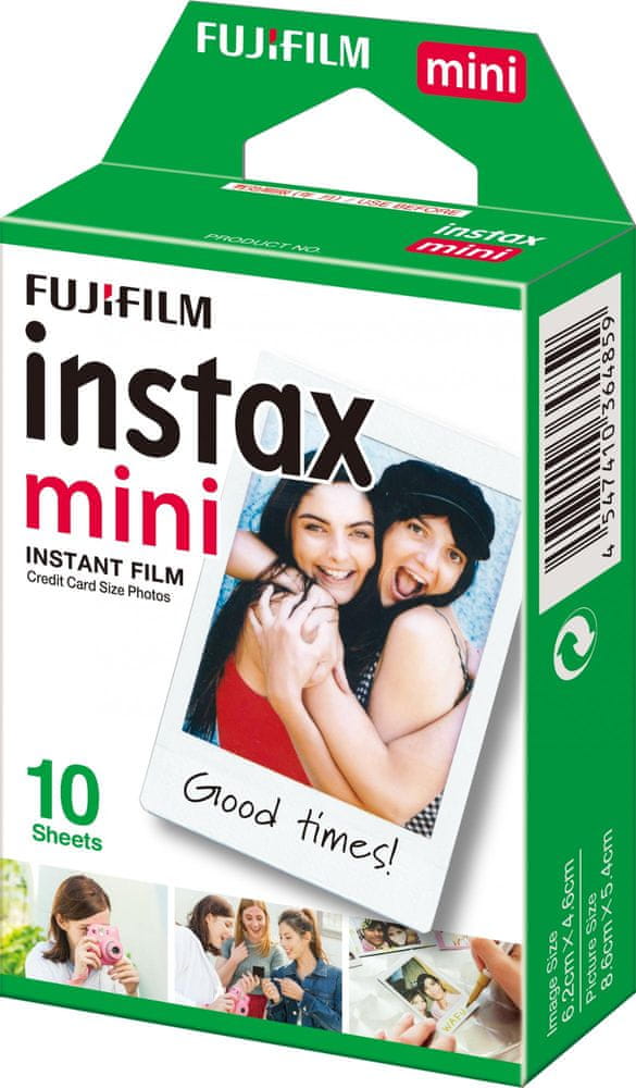 Levně FujiFilm Instax Mini Instant Film Glossy 10ks (EU 1 10/PK)