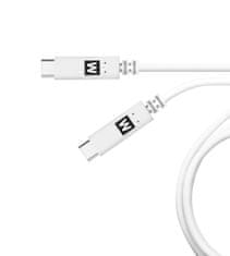 MAX Propojovací datový kabel USB 3.1 Gen1, USB C 2m, bílá