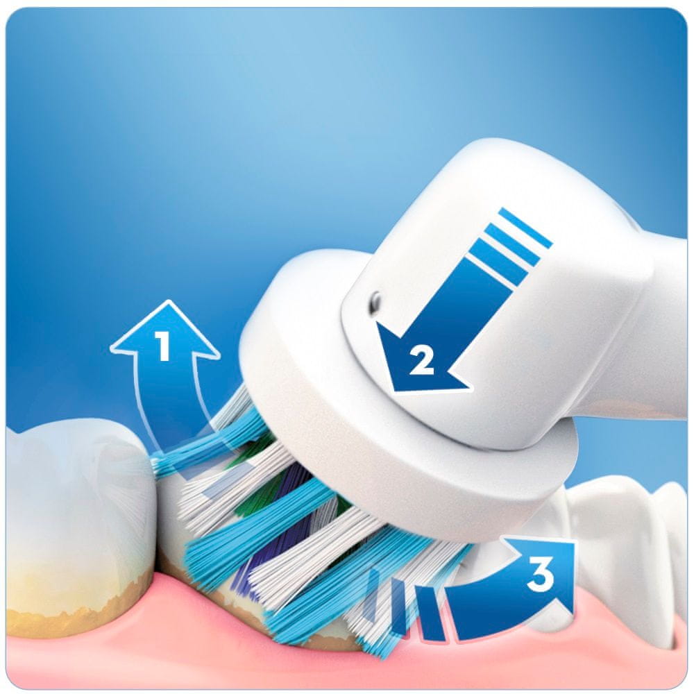 Elektrický zubní kartáček Oral-B Smart 6 6100S Sensi Ultrathin čisticí režimy
