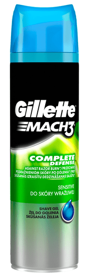Gillette Series Gel na holení Pure & Sensitive 200 ml