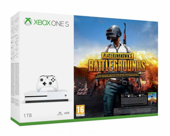 Microsoft Xbox One S 1TB + PlayerUnknown&#39;s Battlegrounds - rozbaleno