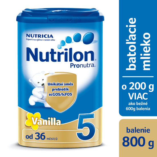 Nutrilon 5 Pronutra Vanilka 800g exp. 06/2019