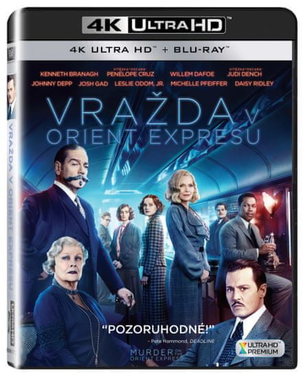 Vražda v Orient expresu (2 disky) - Blu-ray + 4K ULTRA HD