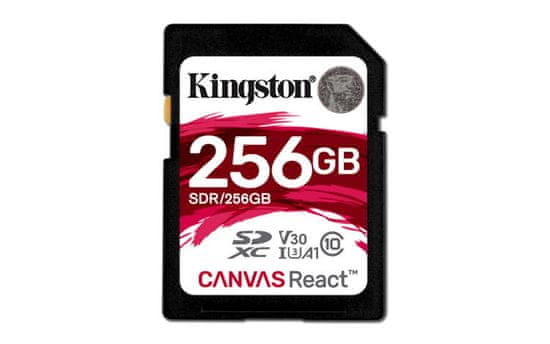 Kingston 256GB Canvas React SDXC UHS-I V30 (SDR/256GB)