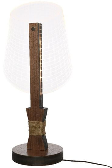 Kaemingk LED stolní lampa, dřevěná, 40cm