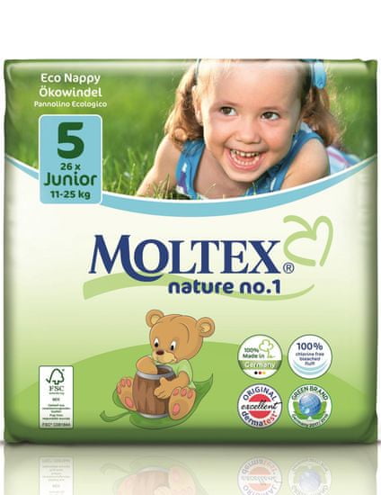 MOLTEX Junior 5 (11-25 kg) 26 ks