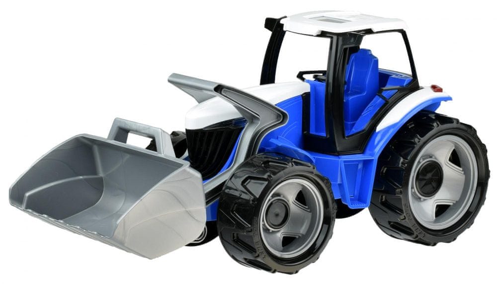 LENA Traktor se lžící modro šedý - použité