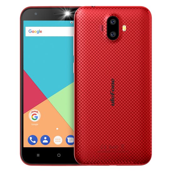 Ulefone S7, 1GB/8GB, DualSIM, červený